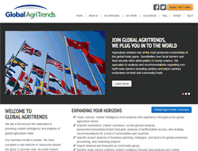 Tablet Screenshot of globalagritrends.com